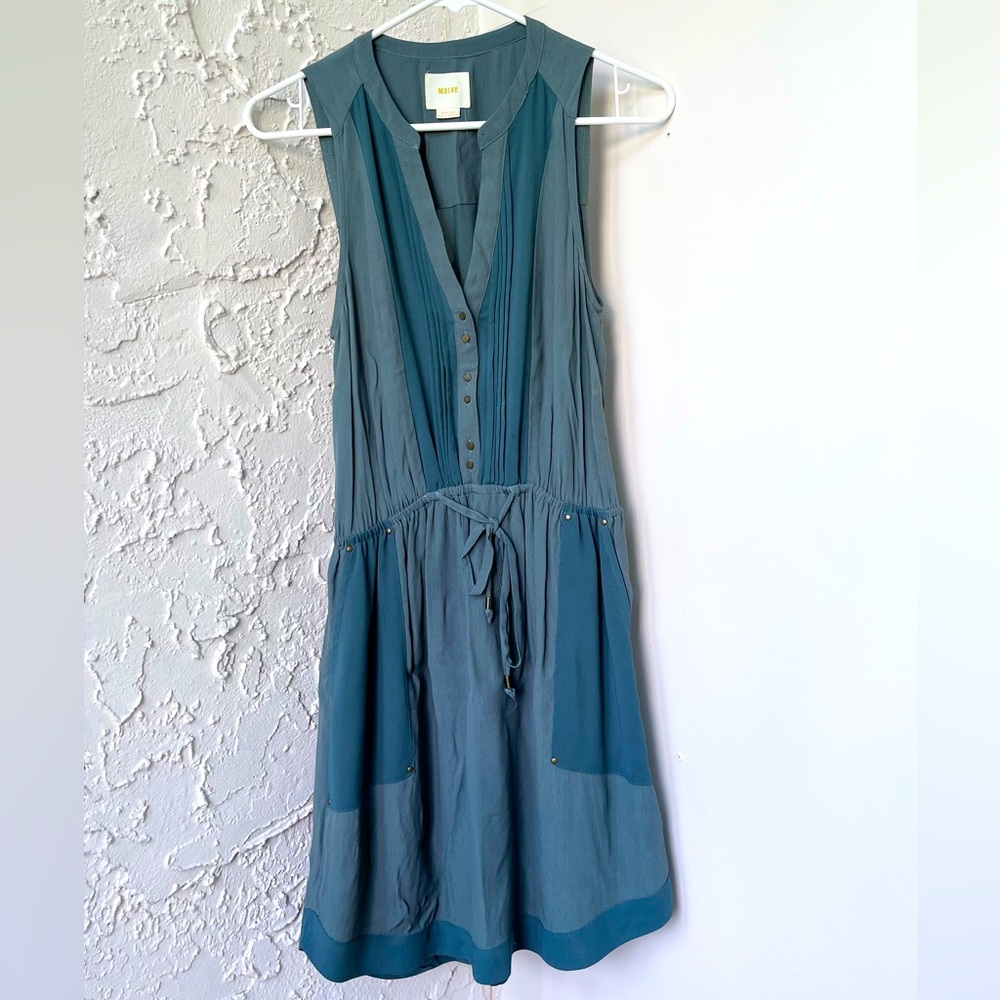 Maeve Anthropologie - Sleeveless Two Tone Dress